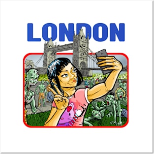 LONDON Zombie Apocalypse Posters and Art